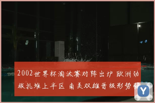 2002世界杯淘汰赛对阵出炉 欧洲劲旅扎堆上半区 南美双雄晋级形势引关注