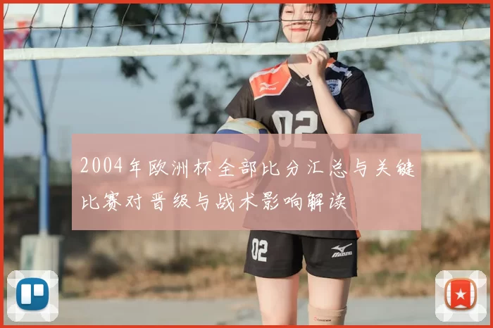 2004年欧洲杯全部比分汇总与关键比赛对晋级与战术影响解读